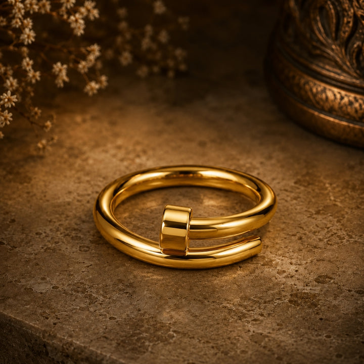 Classic Double-Band Open Ring