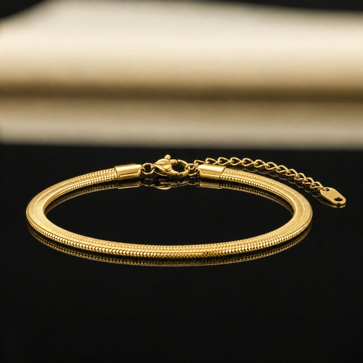 Classic Herringbone Chain Bracelet